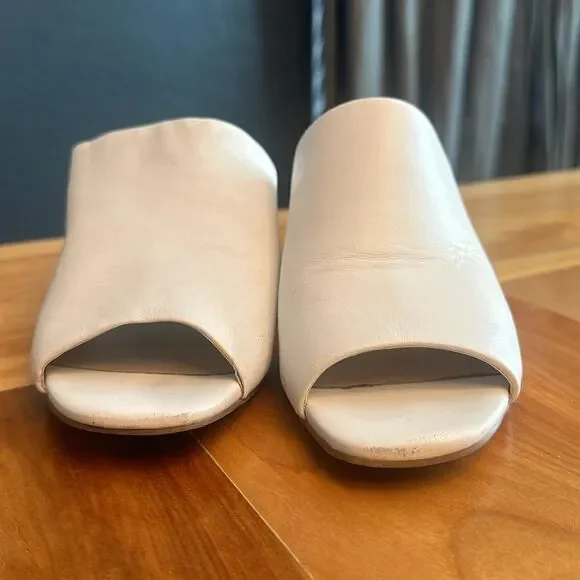 ‎Aldo white slide heels - Picture 3 of 9